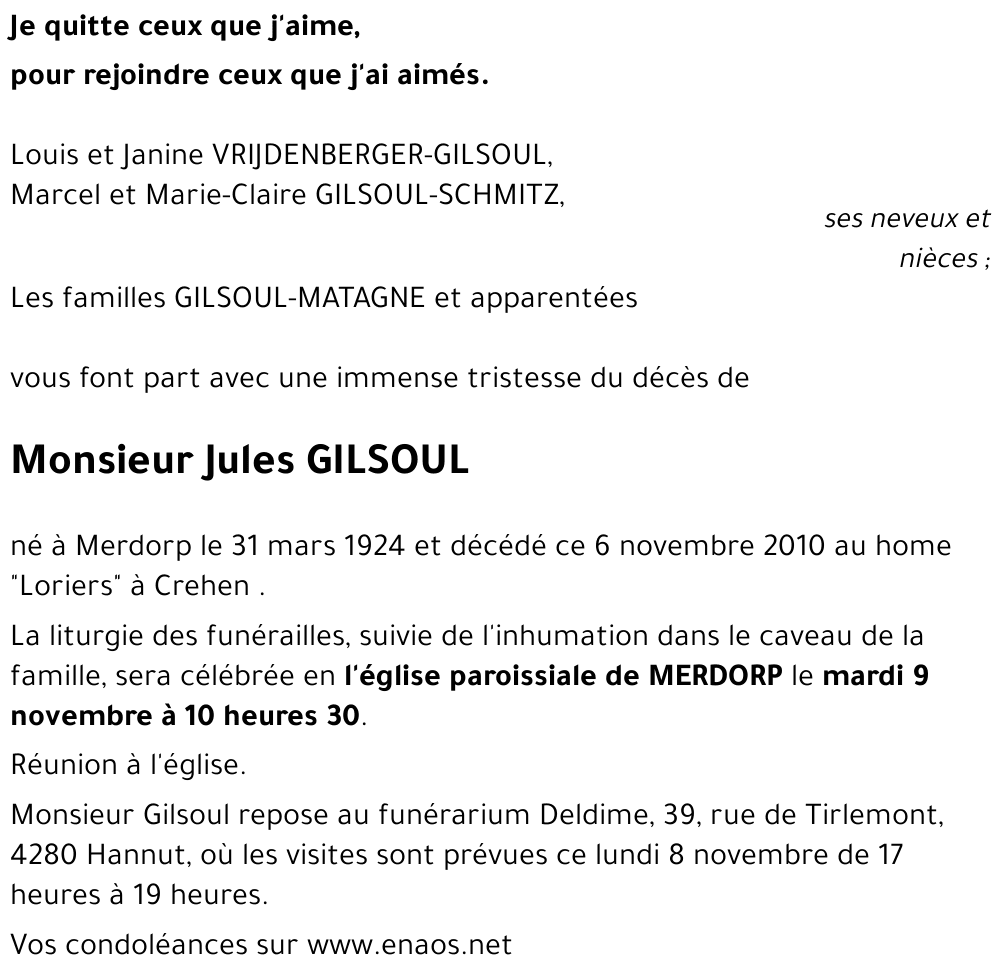 Jules GILSOUL