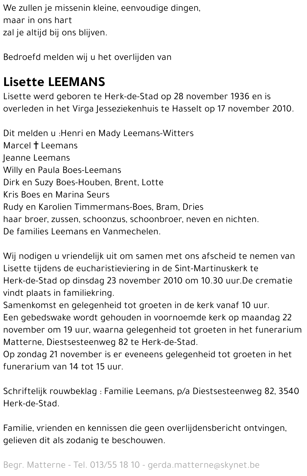 Lisette Leemans