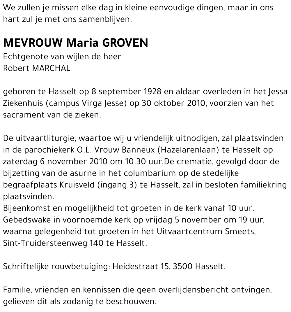 Maria Groven