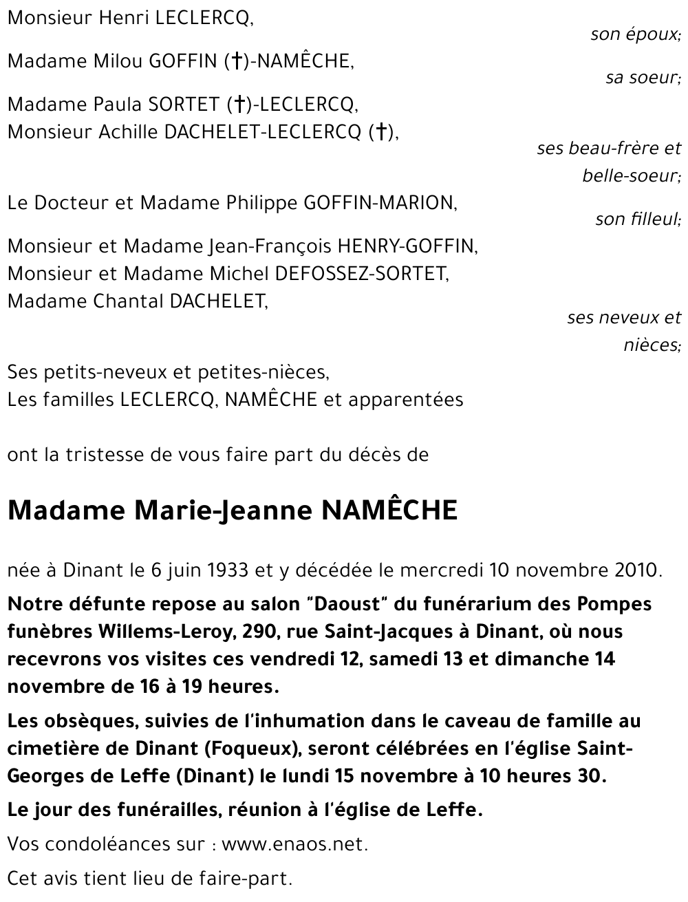 Marie-Jeanne NAMÊCHE