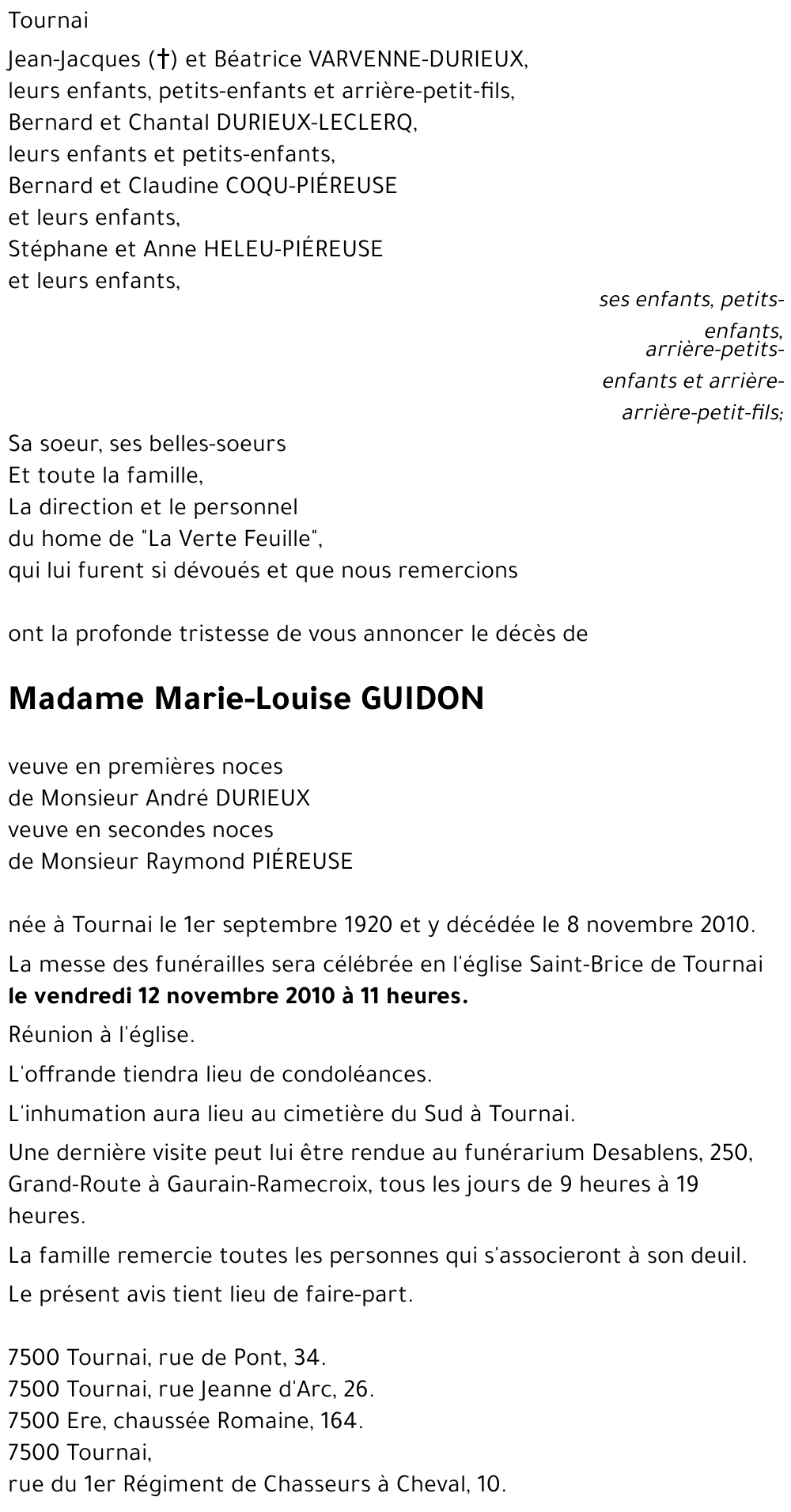 Marie-Louise GUIDON