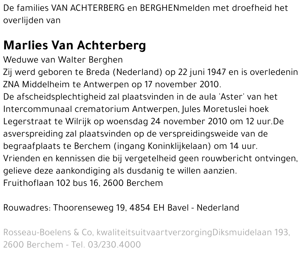 Marlies Van Achterberg