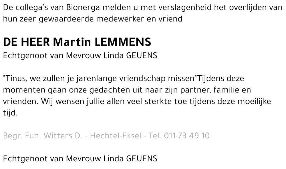 Martin Lemmens
