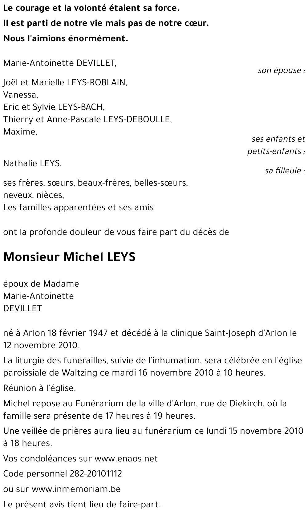 Michel LEYS