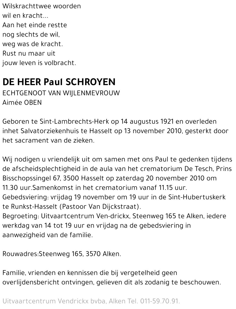 Paul Schroyen