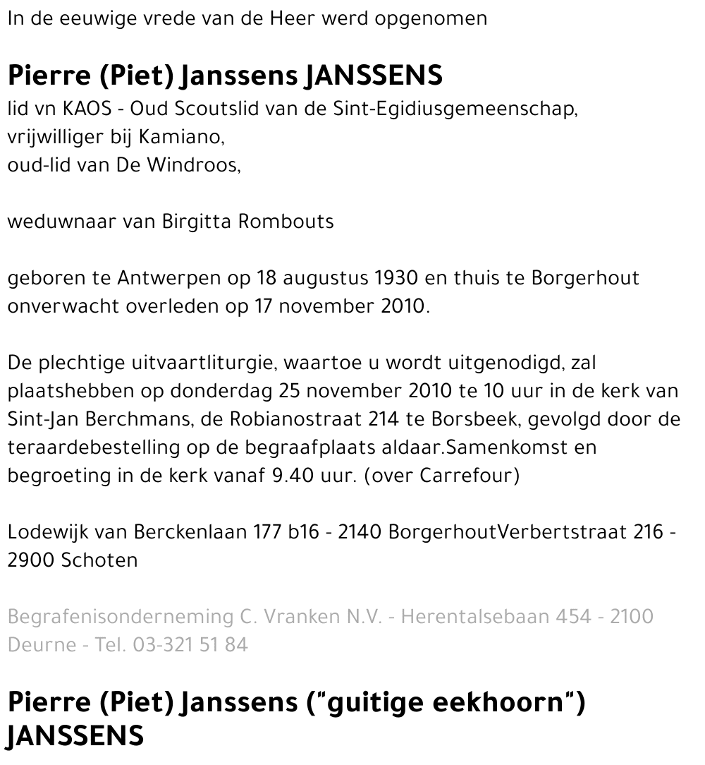 Pierre Janssens