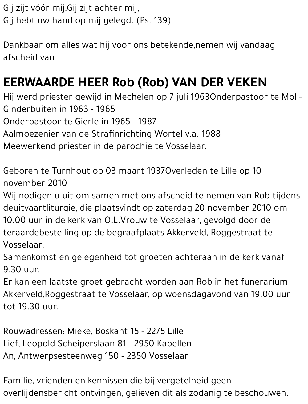 Rob Van der Veken