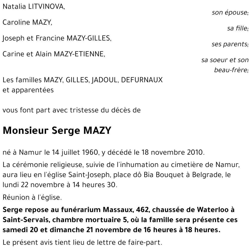 Serge MAZY