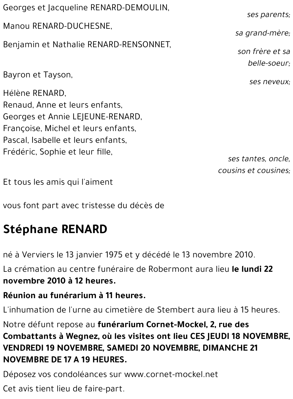 Stéphane RENARD