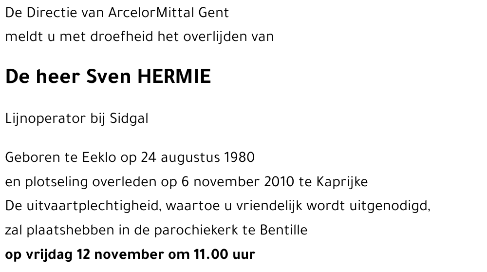 Sven HERMIE