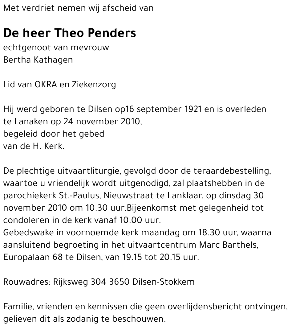 Theo Penders