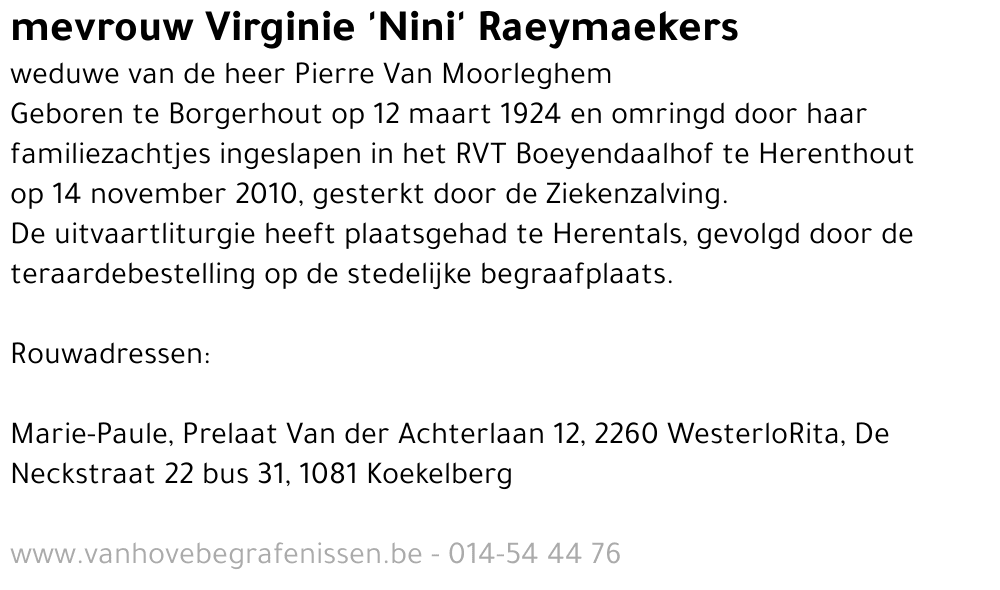 Virginie Raeymaekers