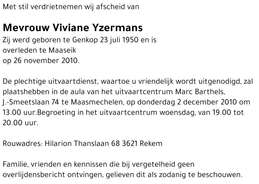 Viviane Yzermans