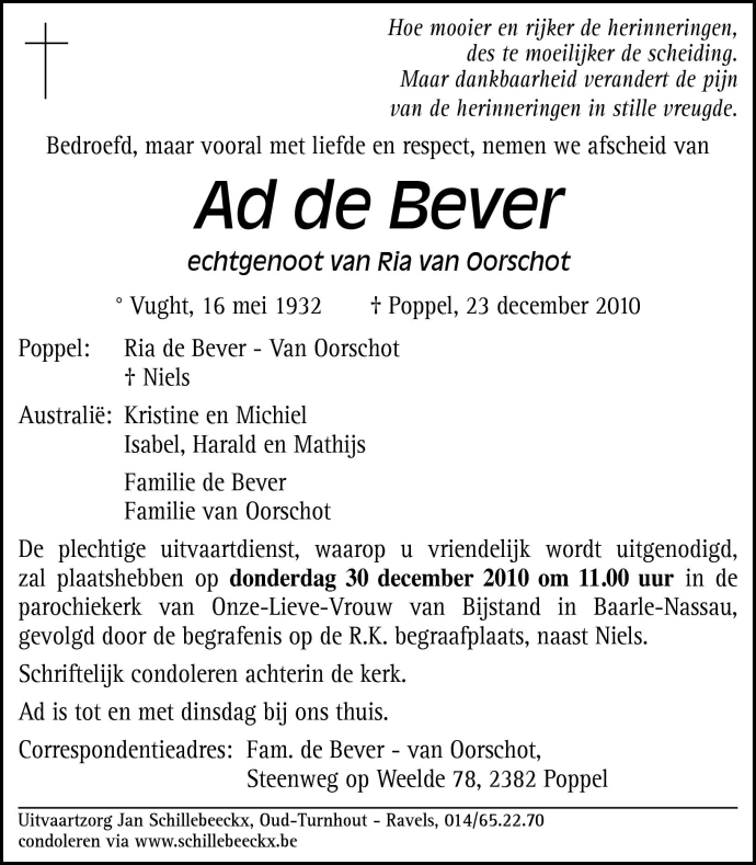 Ad de Bever