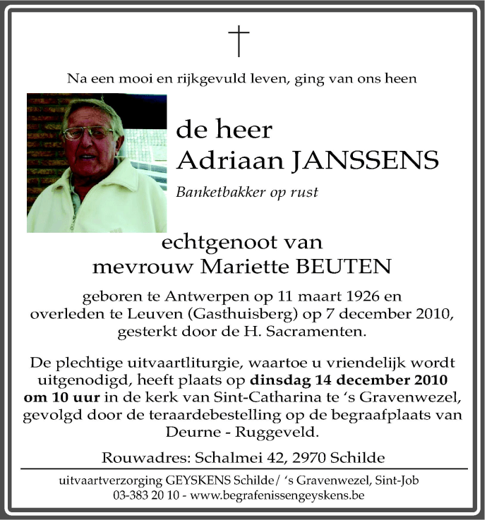 Adriaan Janssens