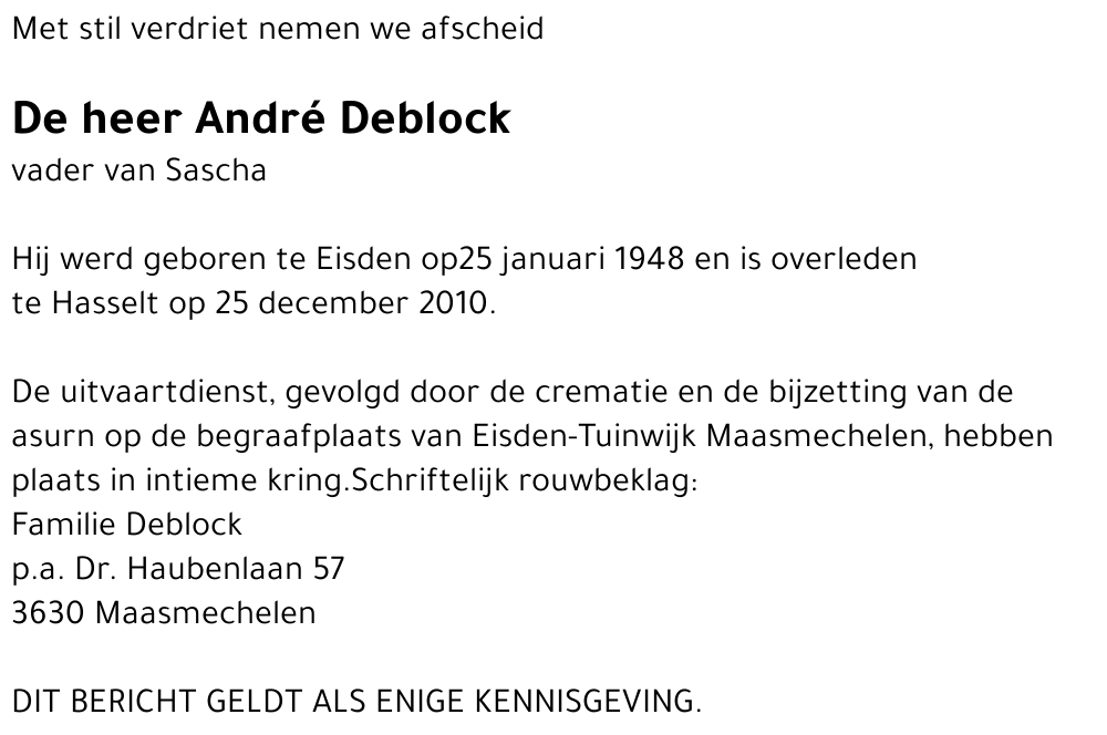 André Deblock