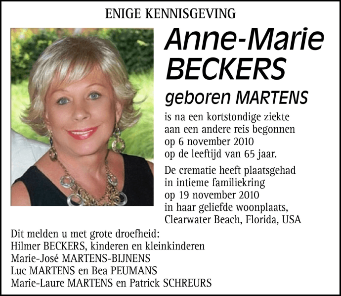 Anne-Marie Beckers