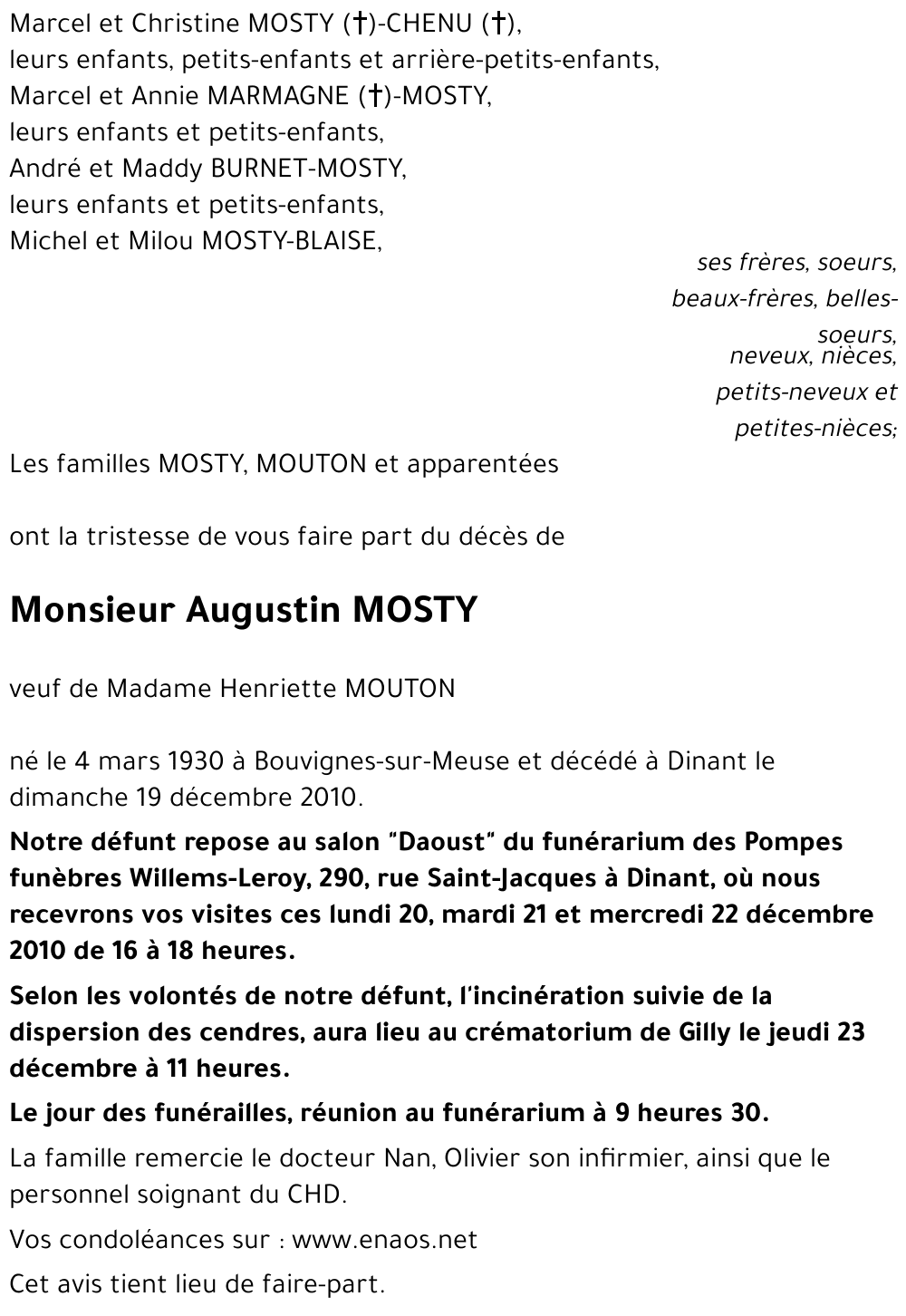 Augustin MOSTY