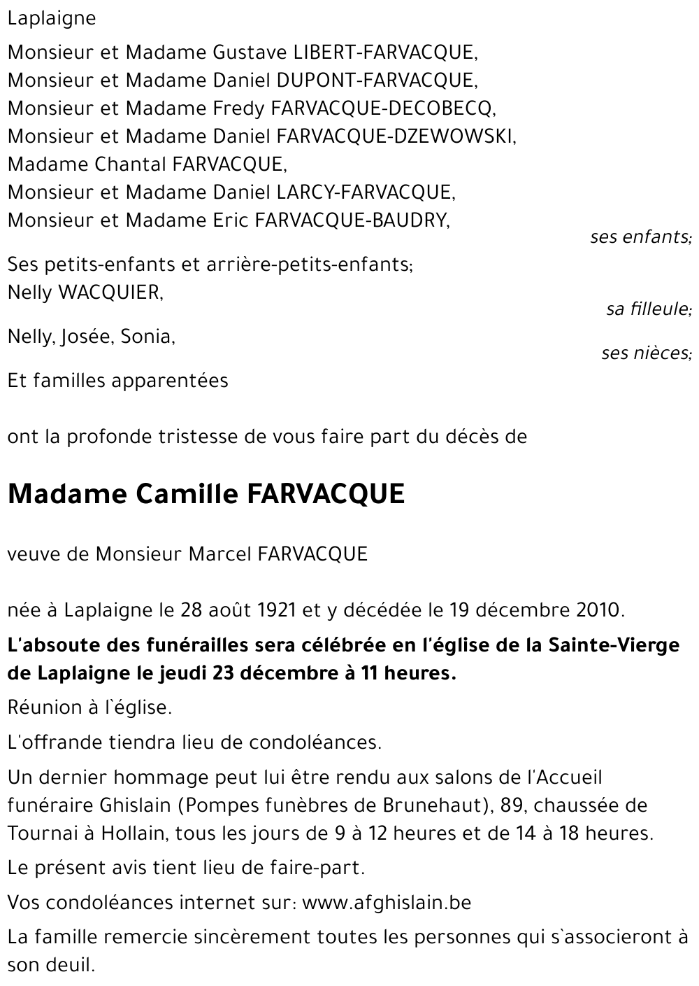 Camille FARVACQUE
