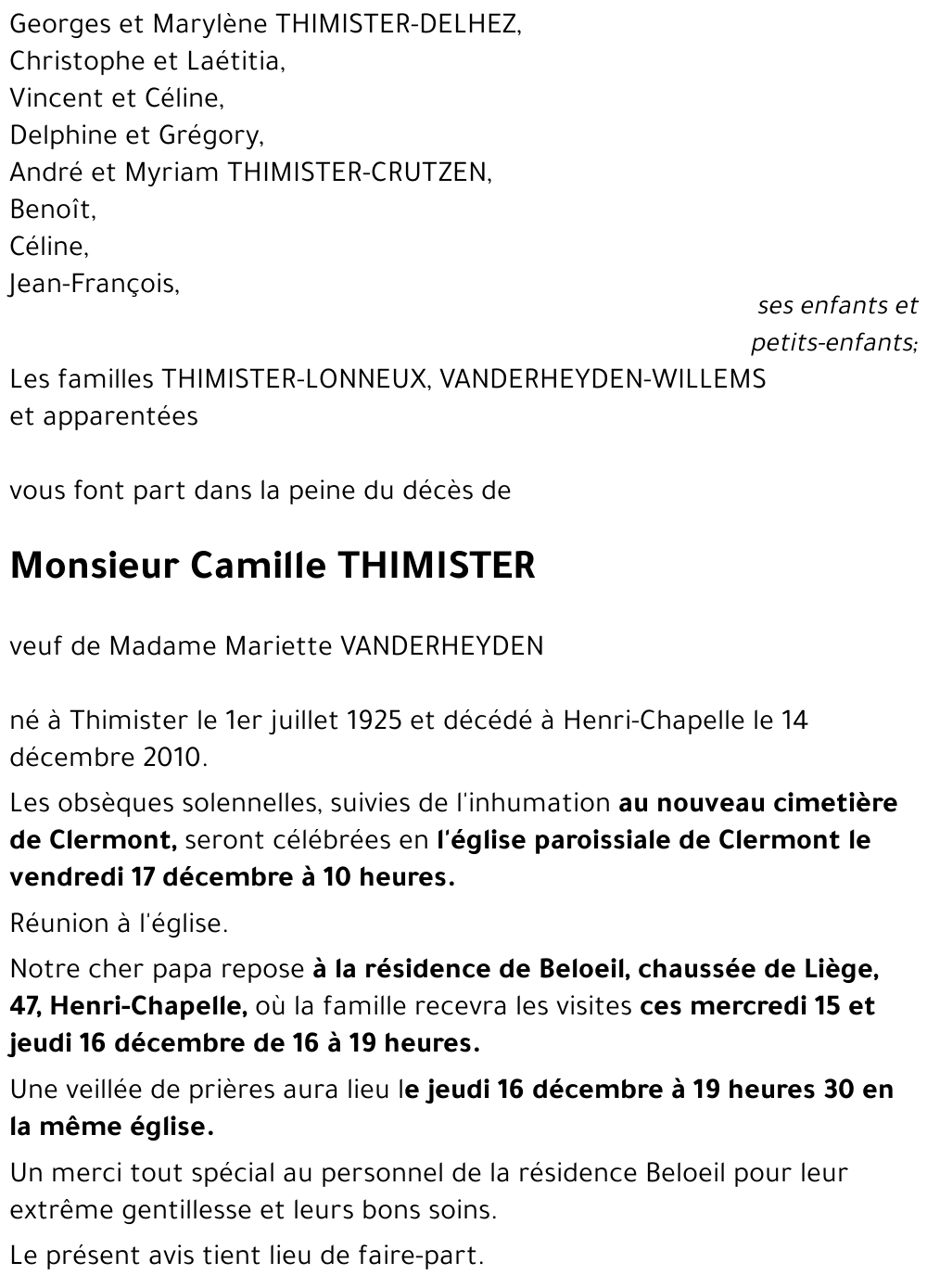 Camille THIMISTER