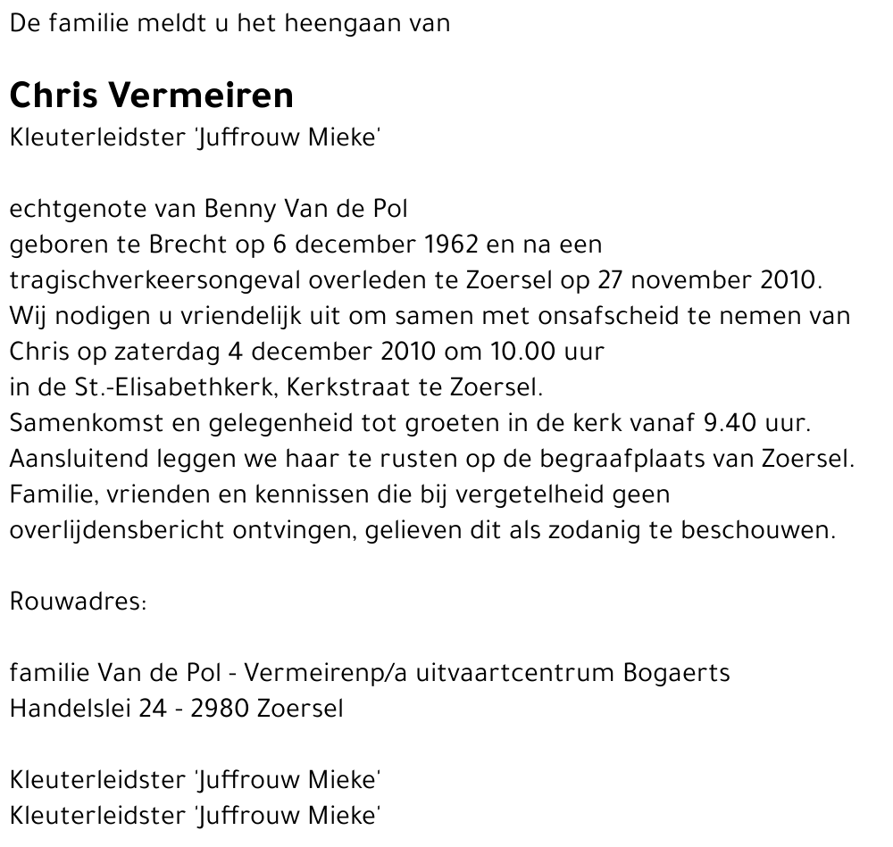 Chris Vermeiren