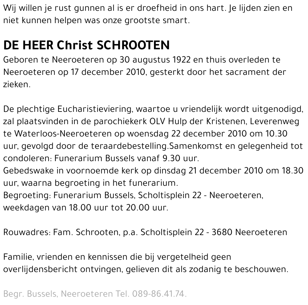 Christ SCHROOTEN