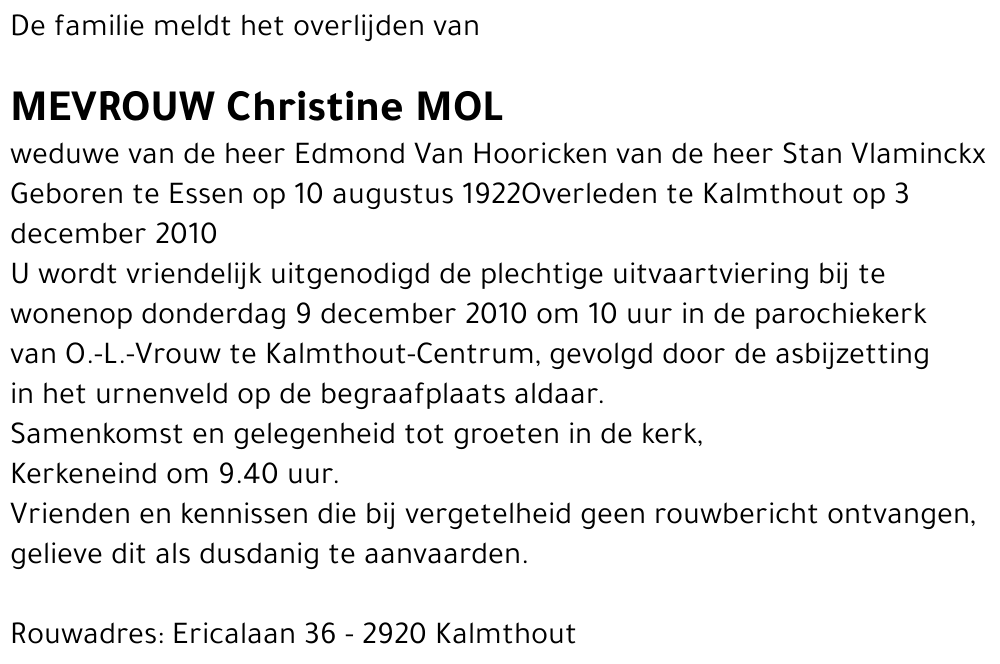 Christine Mol