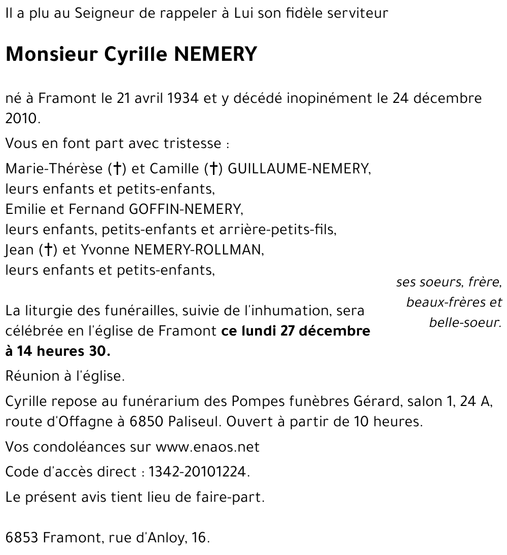 Cyrille NEMERY
