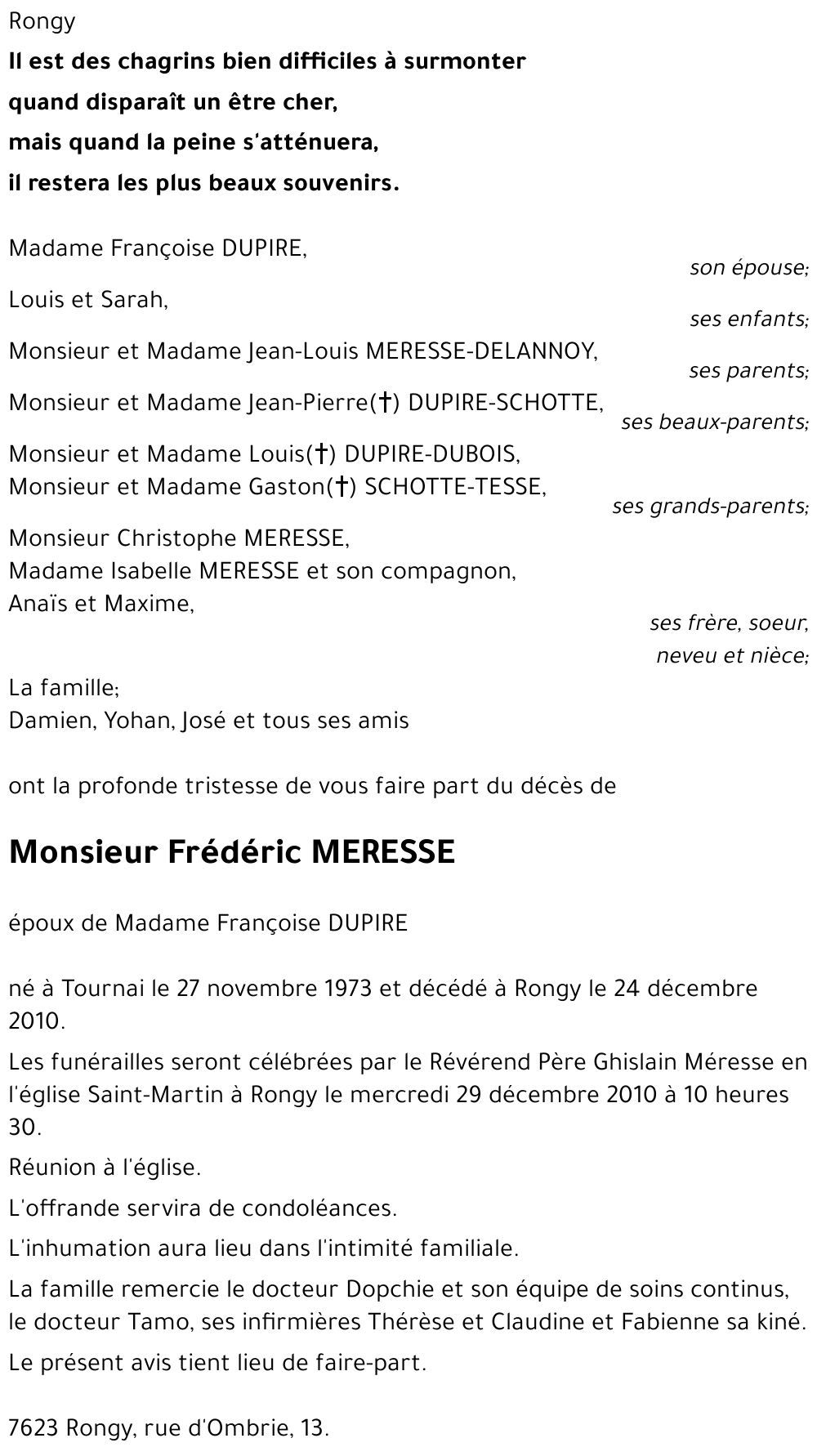 Frédéric MERESSE
