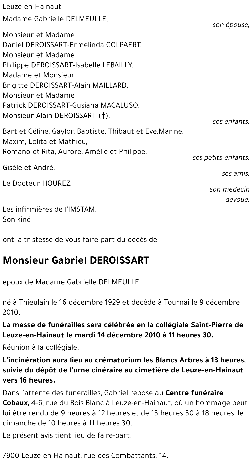 Gabriel Deroissart