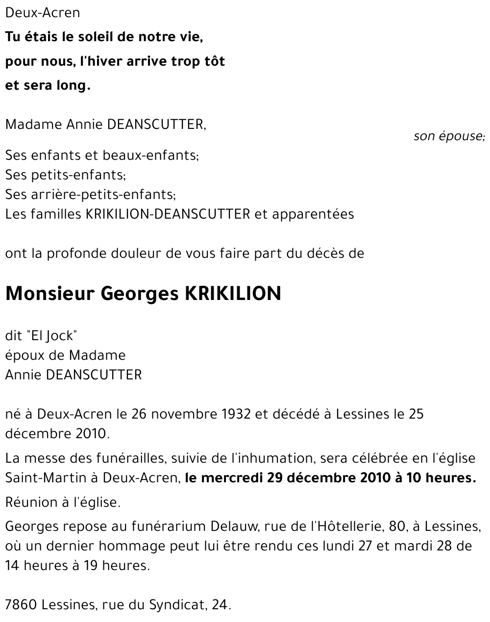 Georges KRIKILION