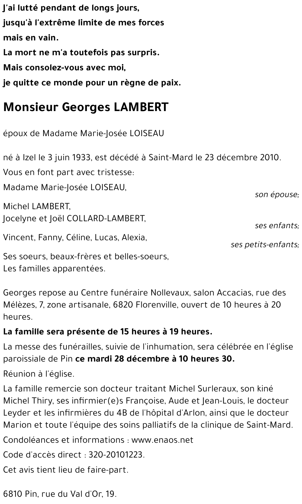 Georges LAMBERT