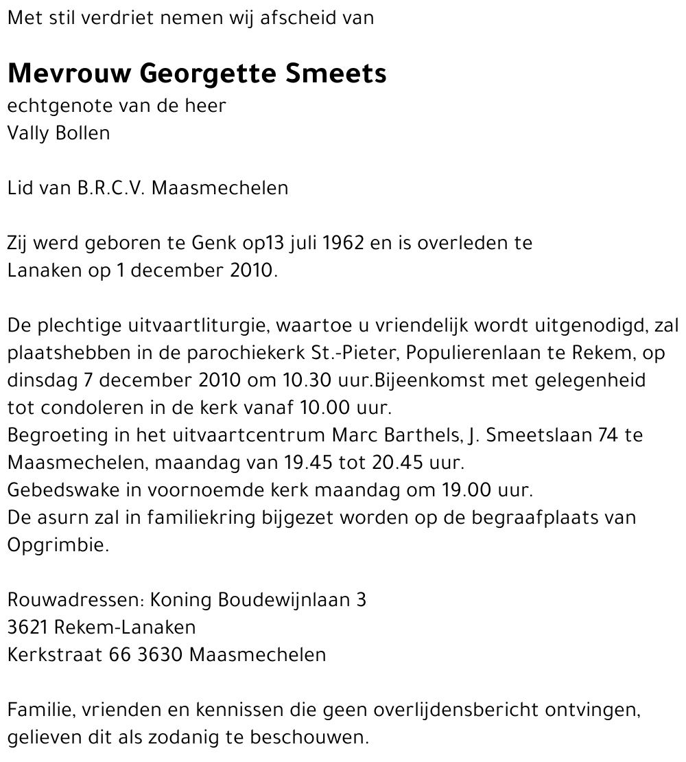 Georgette Smeets