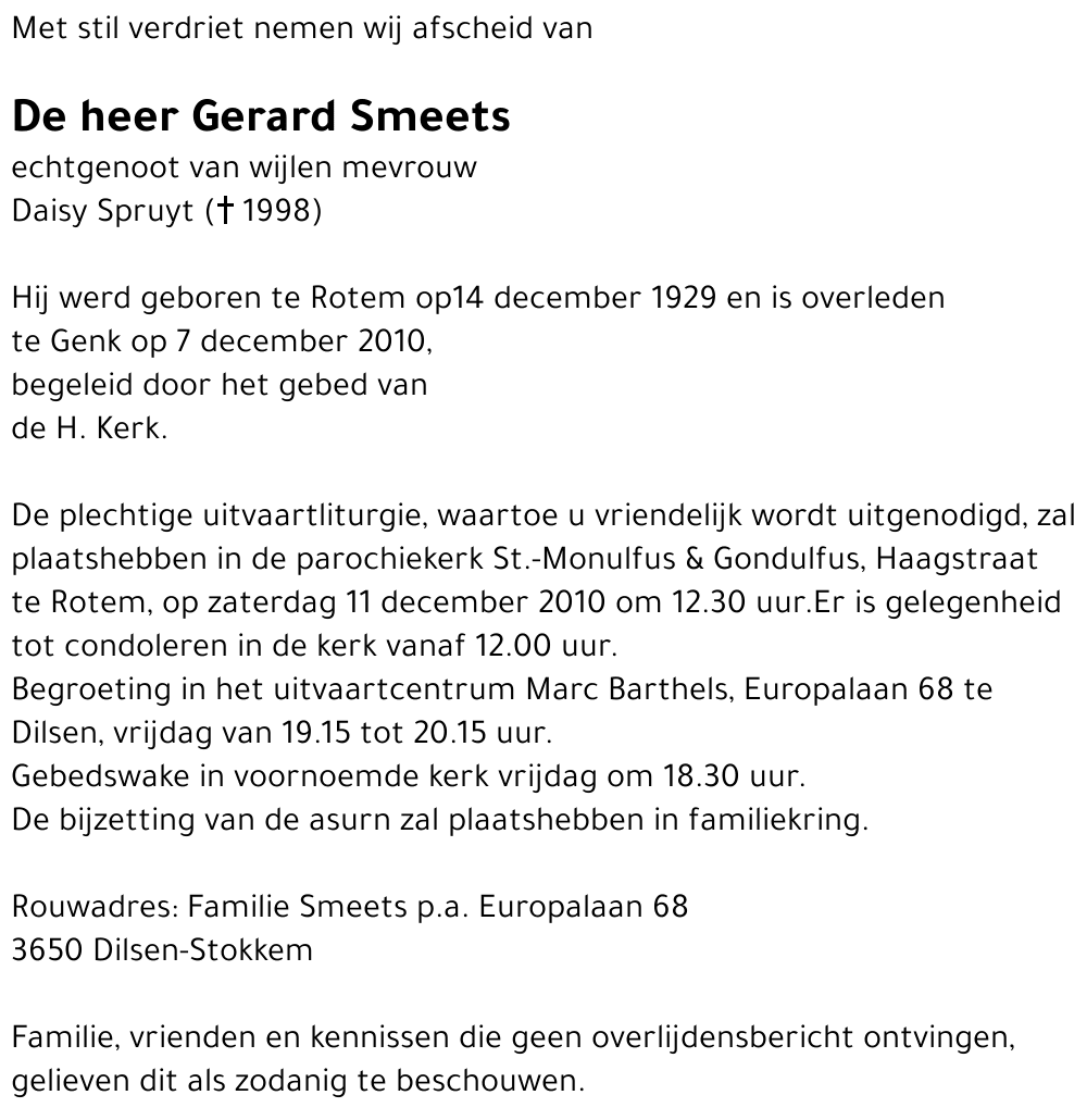Gerard Smeets