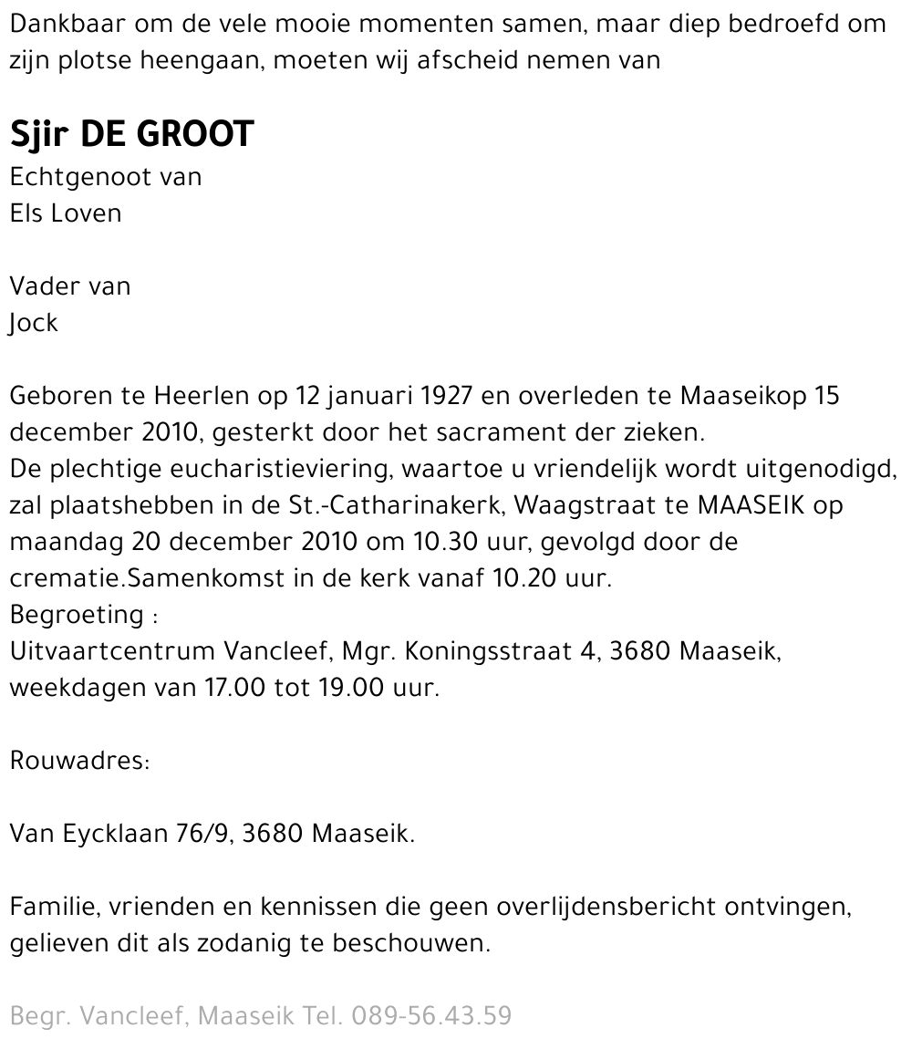 Gerardus de Groot