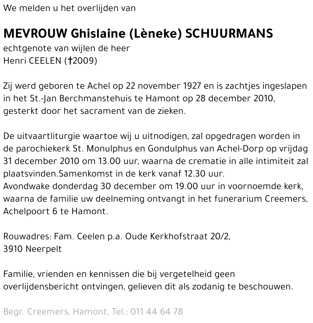 Ghislaine Schuurmans