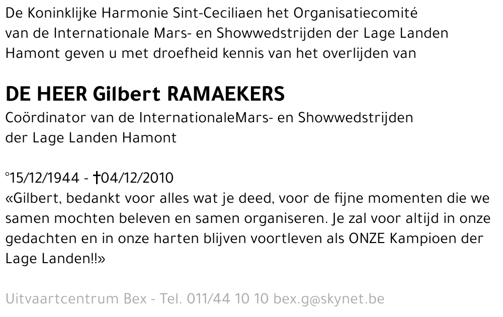 Gilbert Ramaekers