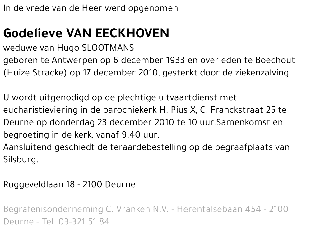 Godelieve Van Eeckhoven