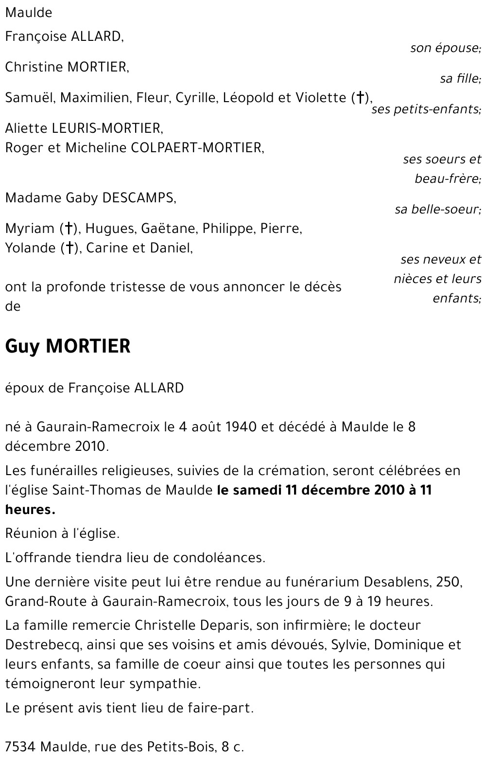 Guy MORTIER