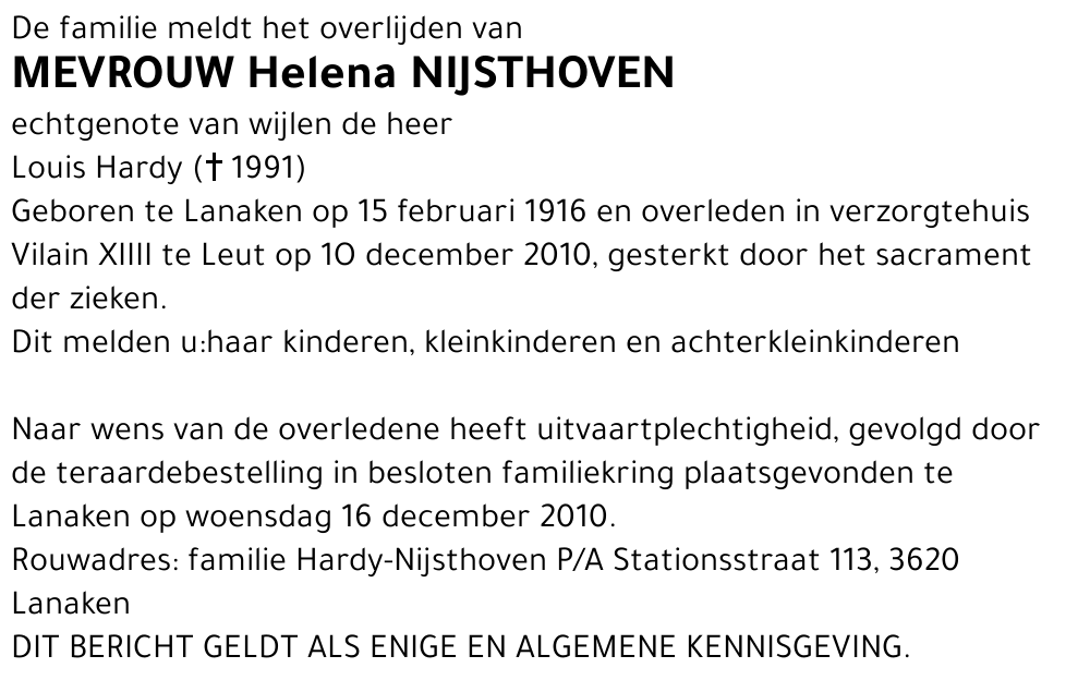 Helena Nijsthoven
