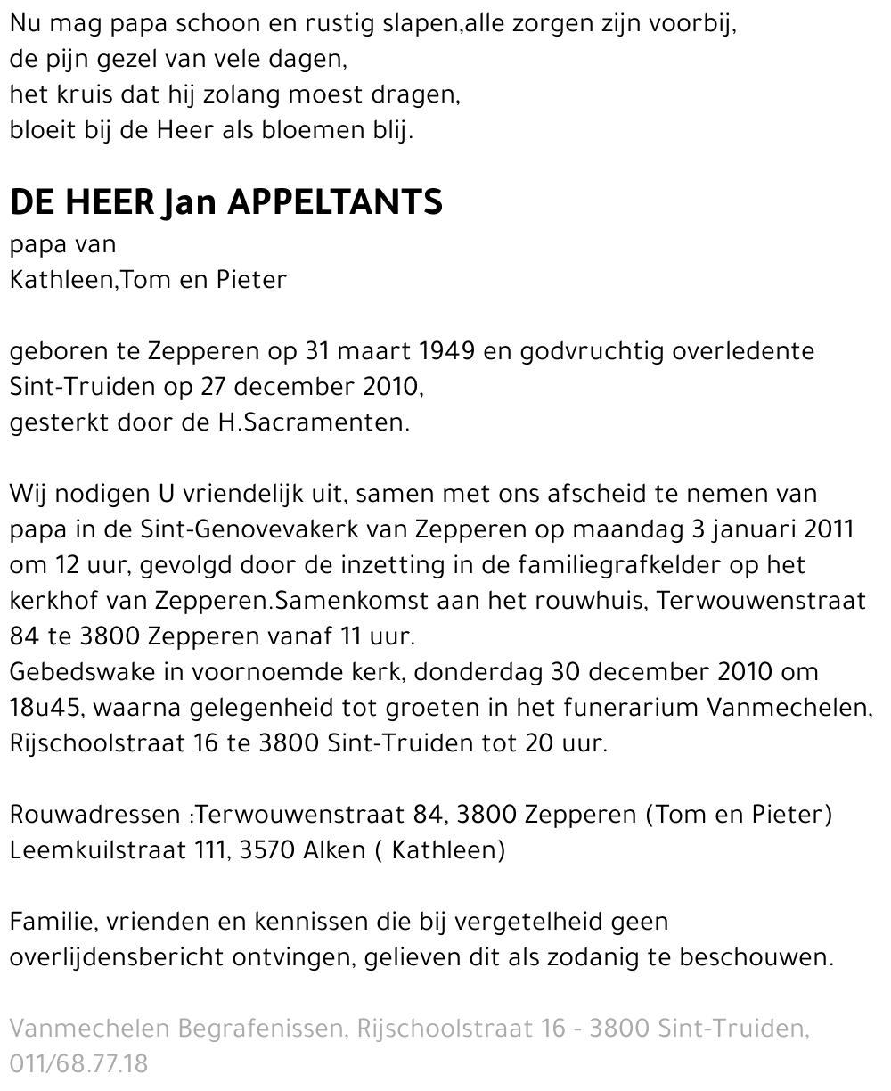 Jan Appeltants