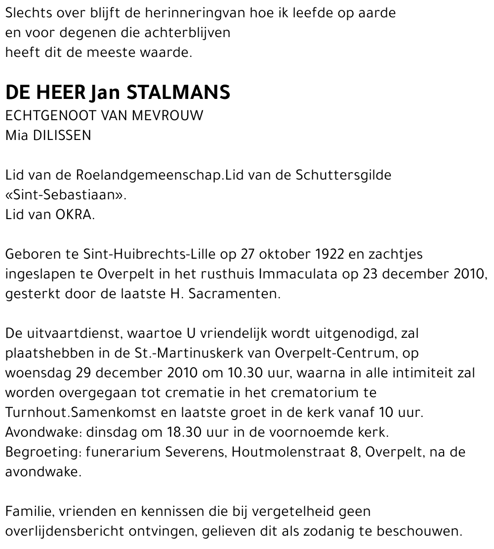 Jan Stalmans