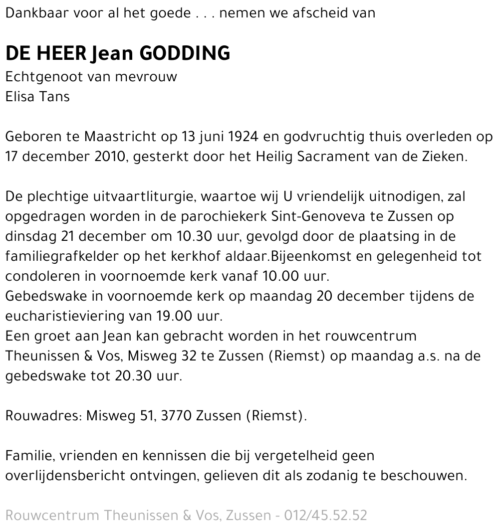 Jean Godding