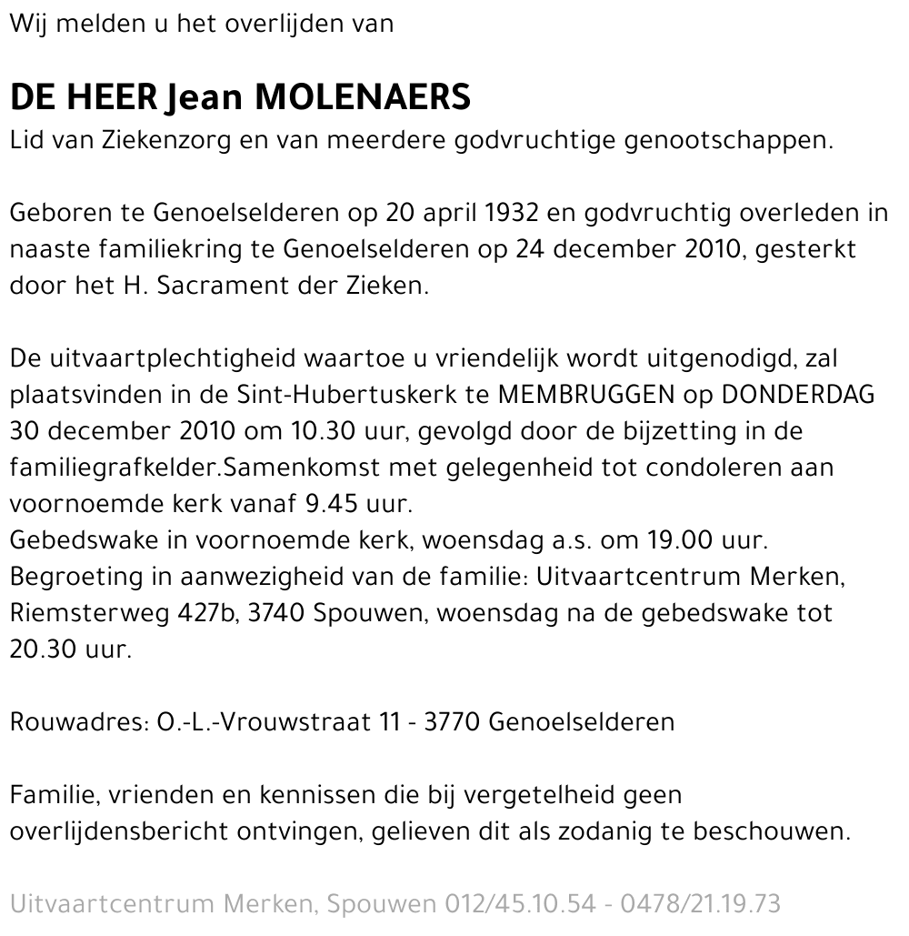 Jean Molenaers