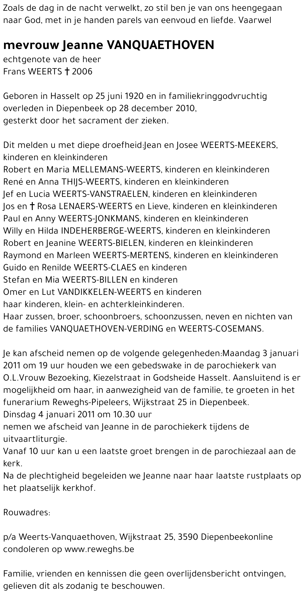 Jeanne Vanquaethoven