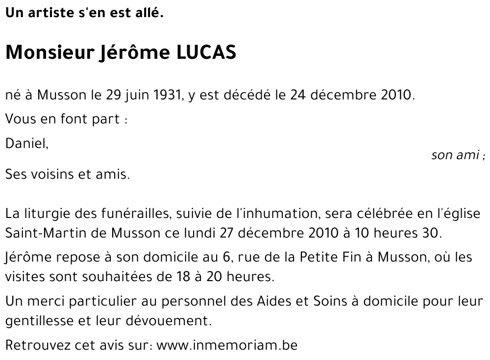 Jérôme lucas