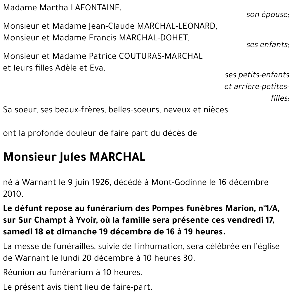 Jules MARCHAL