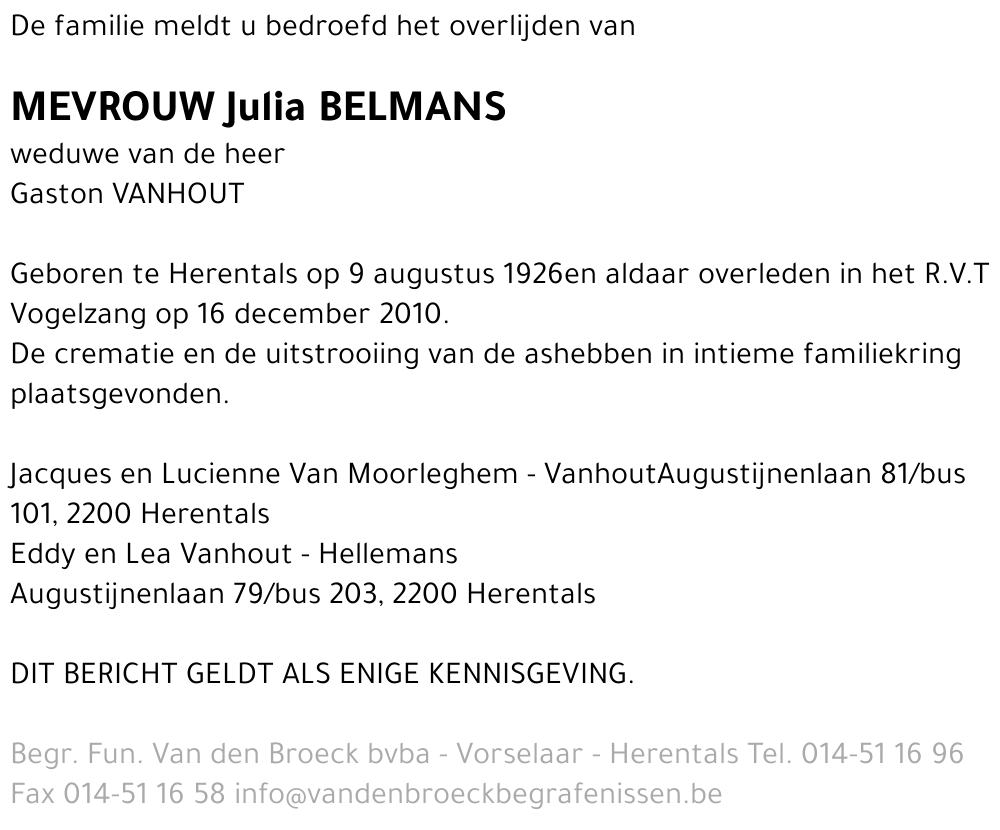 Julia Belmans