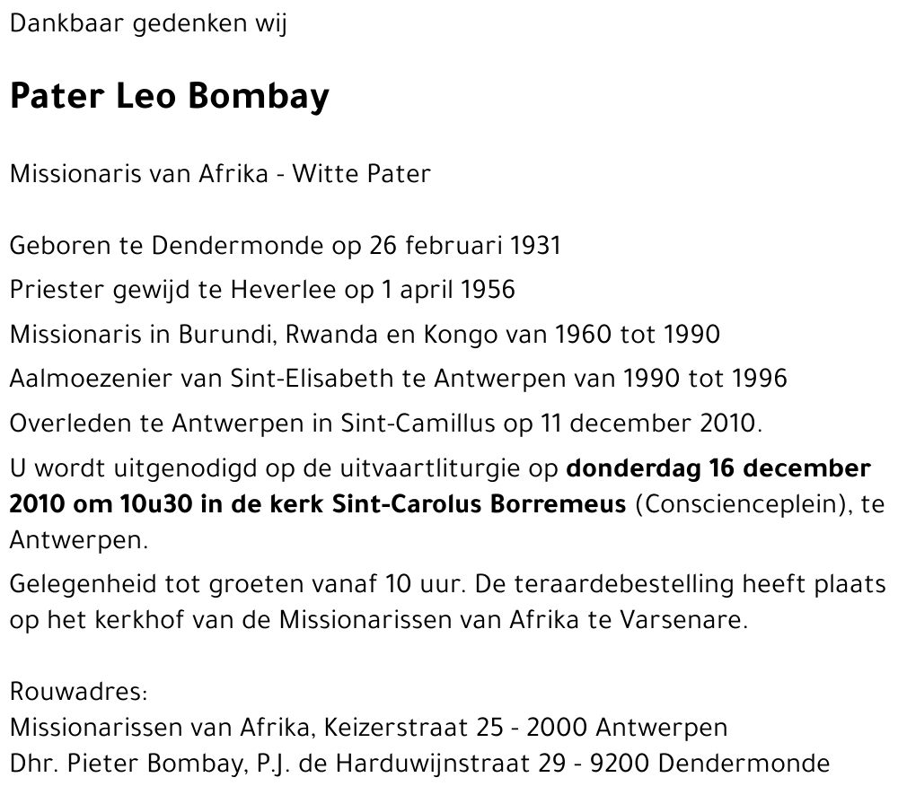 Leo Bombay