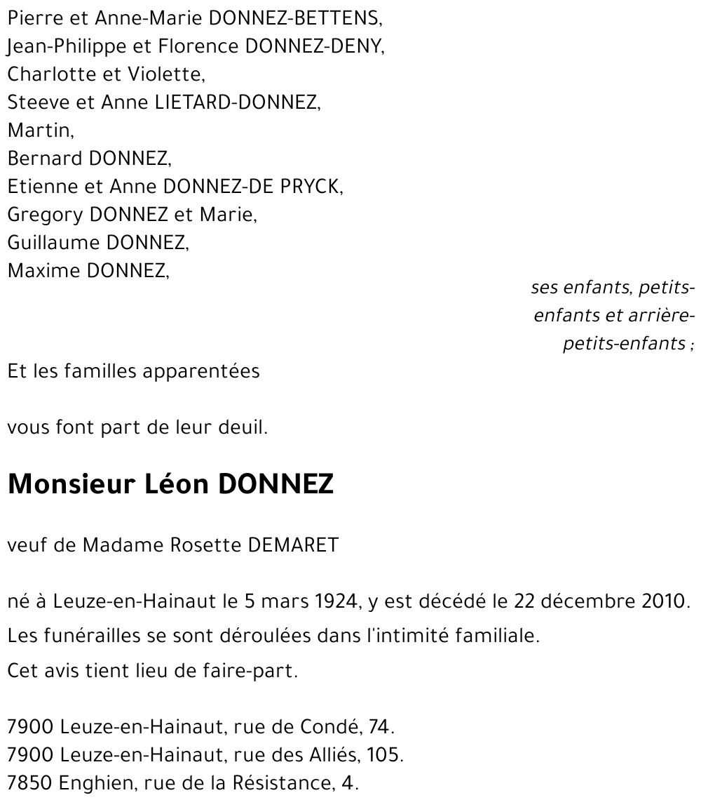 Léon DONNEZ